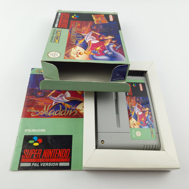 Super Nintendo Game: Disney's Aladdin - Module Instructions OVP cib / SNES PAL NOE