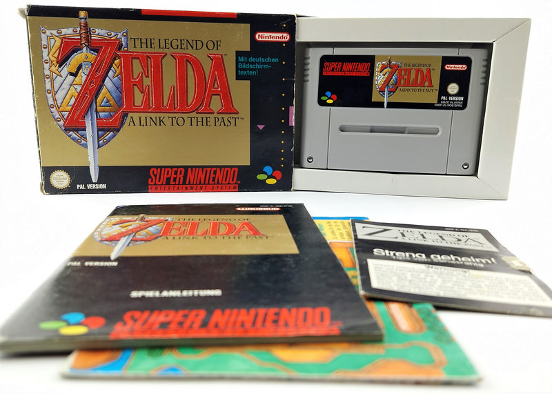 Super Nintendo Spiel : Zelda a link to the Past - Modul Anleitung OVP cib SNES