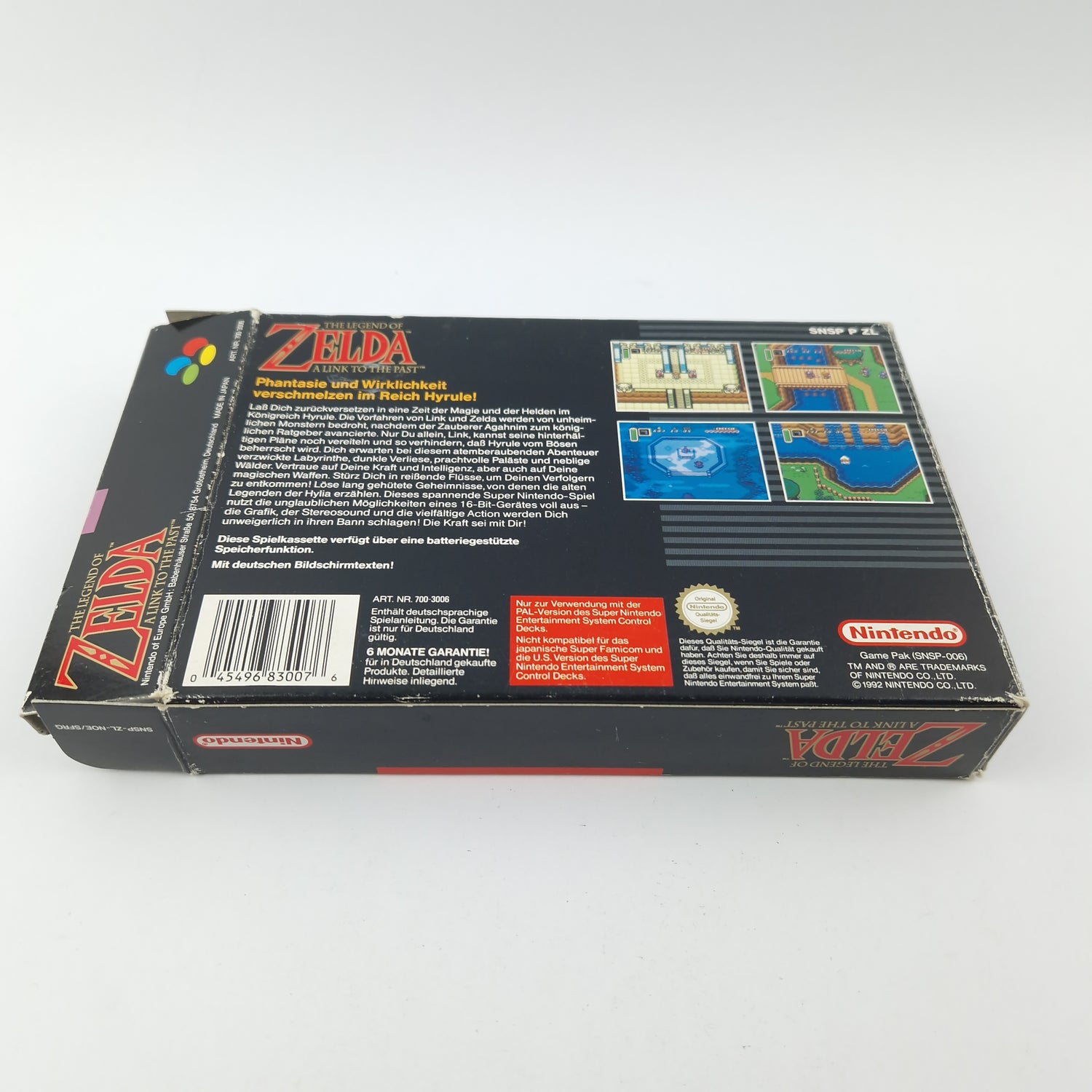 Super Nintendo Spiel : Zelda a link to the Past - Modul Anleitung OVP cib SNES