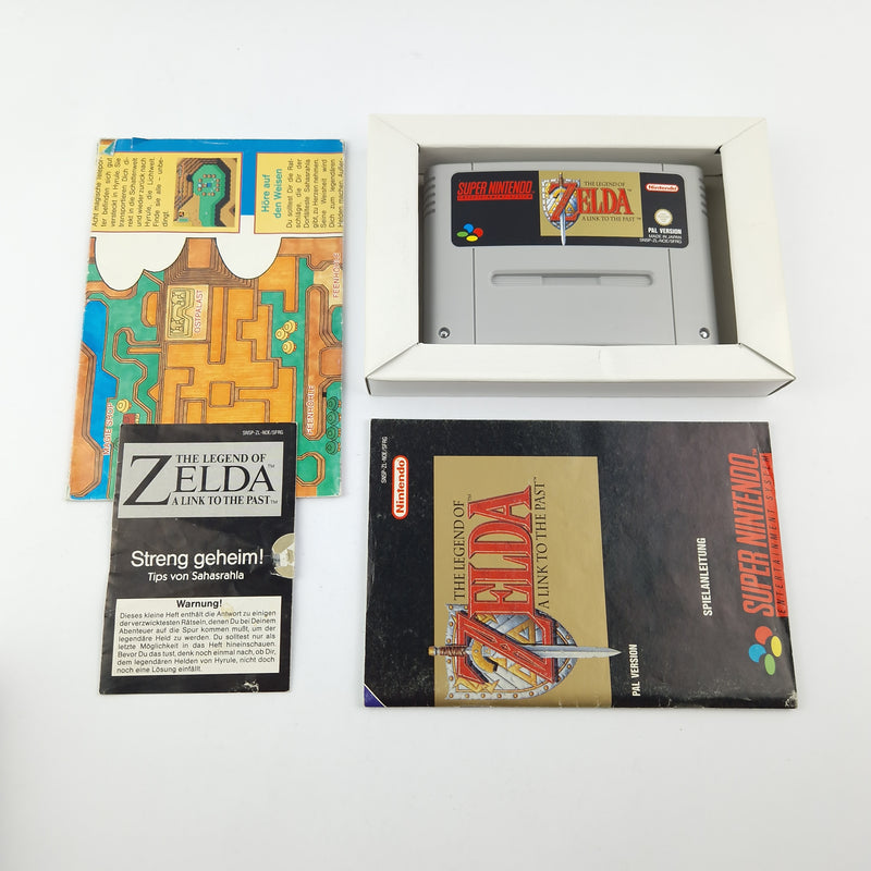 Super Nintendo Spiel : Zelda a link to the Past - Modul Anleitung OVP cib SNES