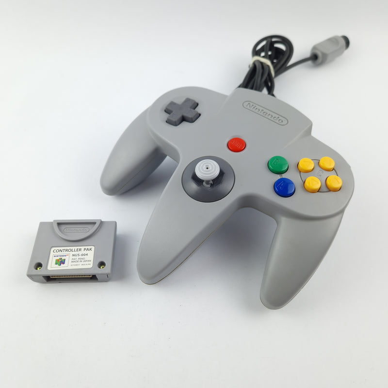 Nintendo 64 Controller &amp; Controller Pak / Memory Card and Gamepad - N64 PAL