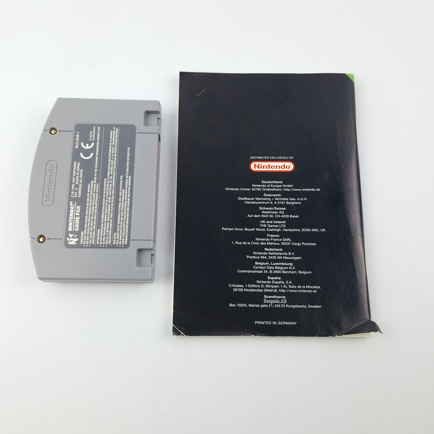 Nintendo 64 Spiel : F-1 World Grand Prix II - Modul Anleitung OVP cib / N64 PAL