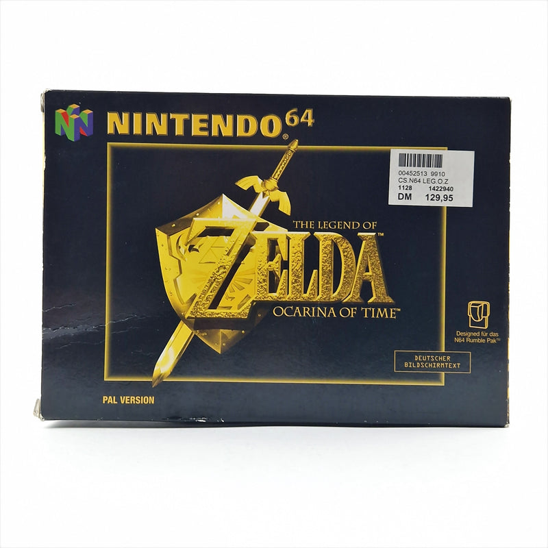 Nintendo 64 Spiel : The Legend of Zelda Ocarina of Time - N64 OVP PAL