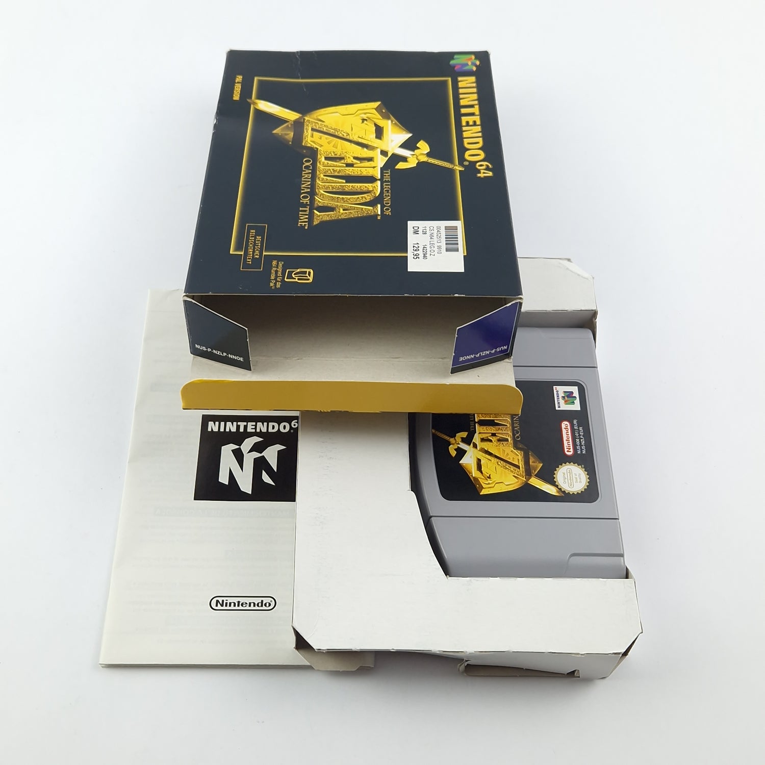 Nintendo 64 Spiel : The Legend of Zelda Ocarina of Time - N64 OVP PAL