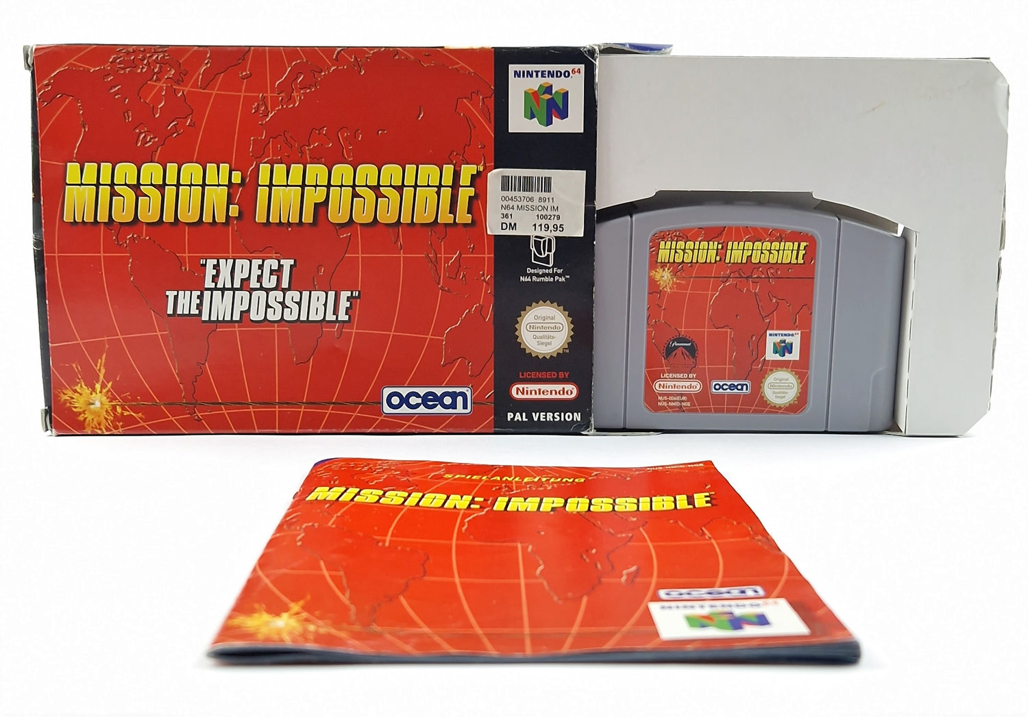 Nintendo 64 Spiel : Mission Impossible - Modul Anleitung OVP / N64 PAL