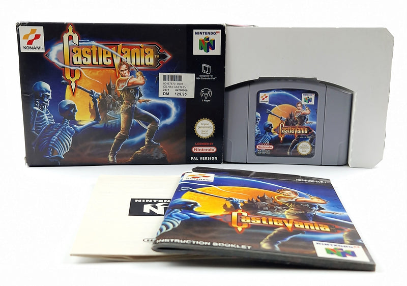 Nintendo 64 Spiel : Castlevania - Modul Anleitung OVP / N64 PAL Konami