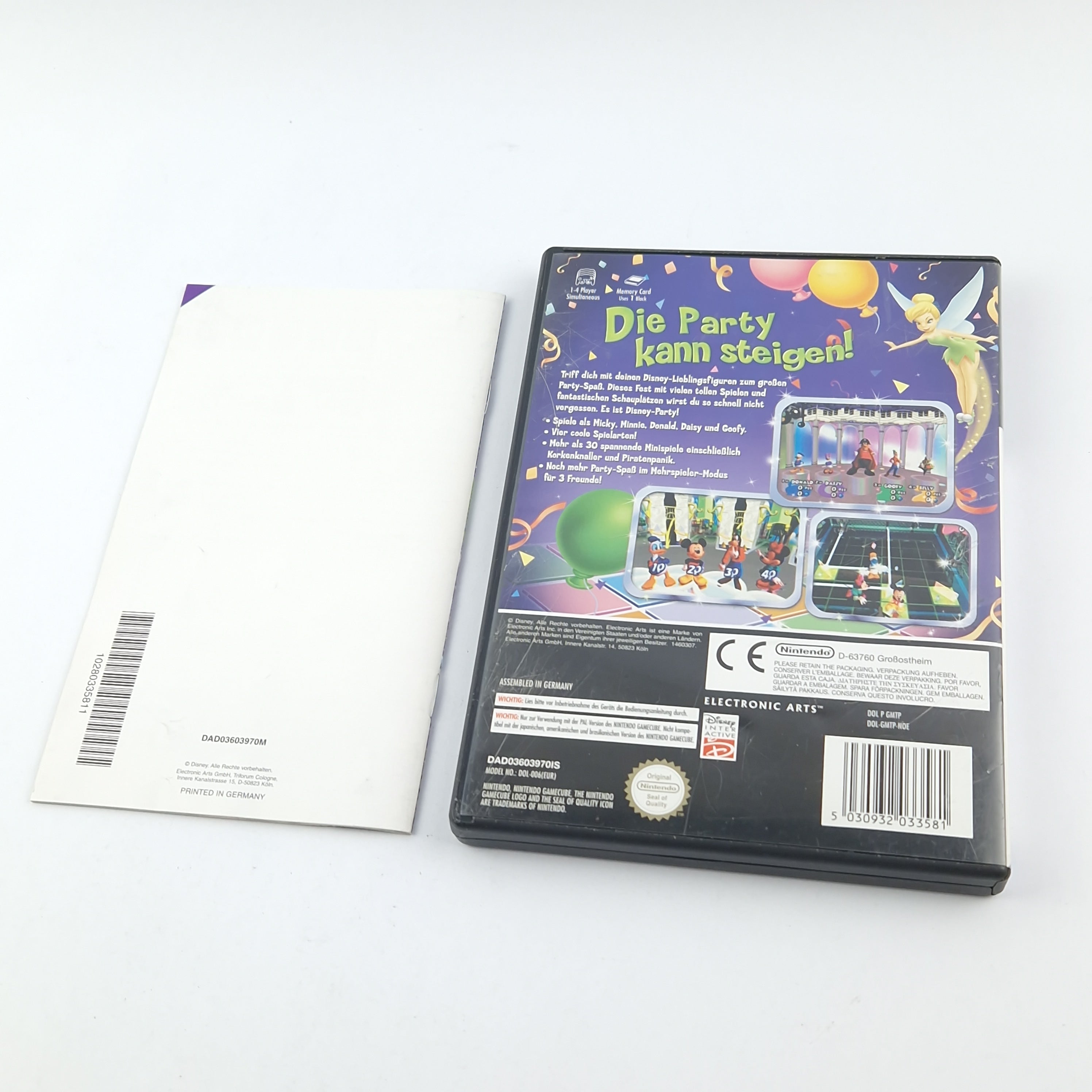 Nintendo Gamecube Spiel : Disneys Party - CD Anleitung OVP / GC PAL Game