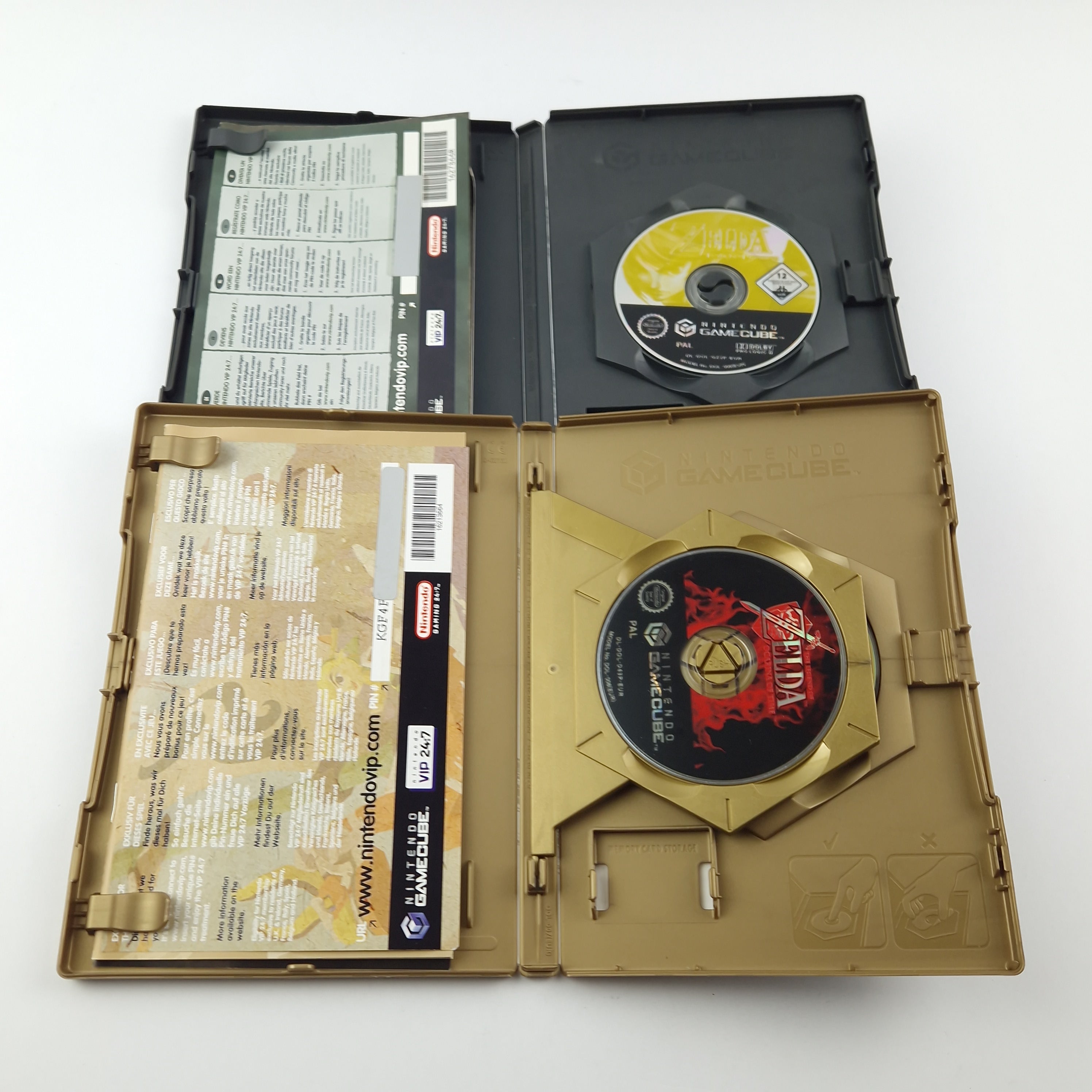 Nintendo Gamecube Spiele Bundle : Zelda Windwaker - Ocarina - Twilight Princess