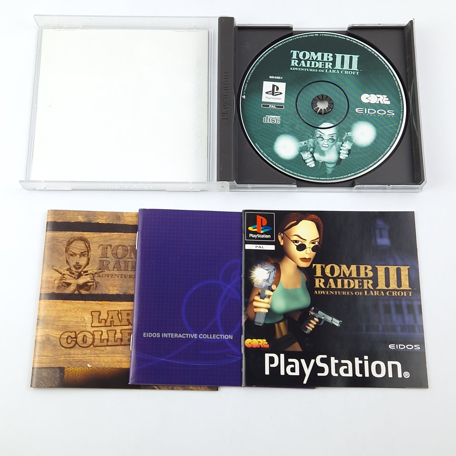 Playstation 1 Games Bundle: Tomb Raider III & IV in SET - PS1 OVP Lara Croft