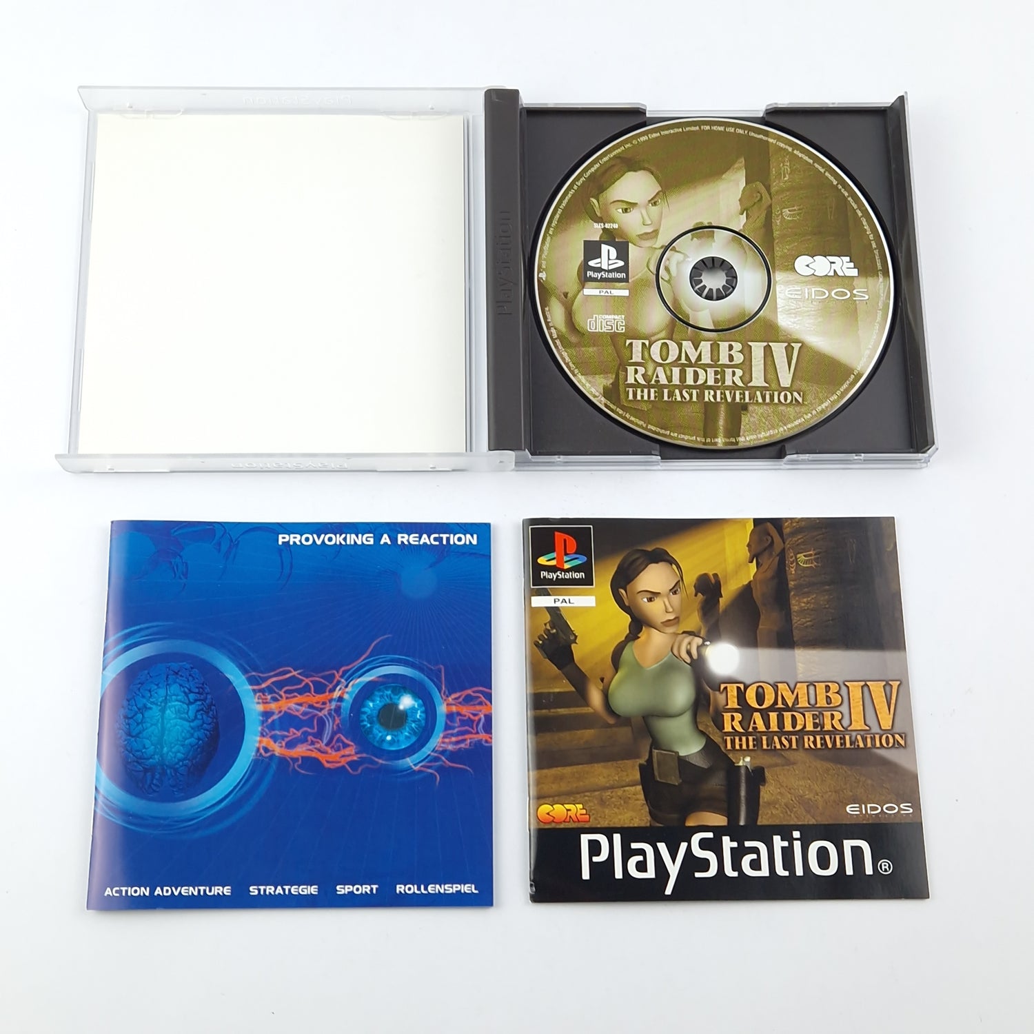 Playstation 1 Games Bundle: Tomb Raider III & IV in SET - PS1 OVP Lara Croft