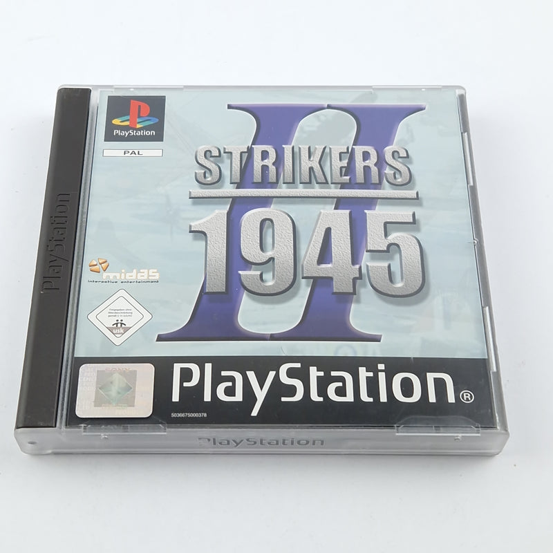 Playstation 1 Spiel : Strikers 1945 - CD Anleitung OVP / SONY PS1 Psx PAL