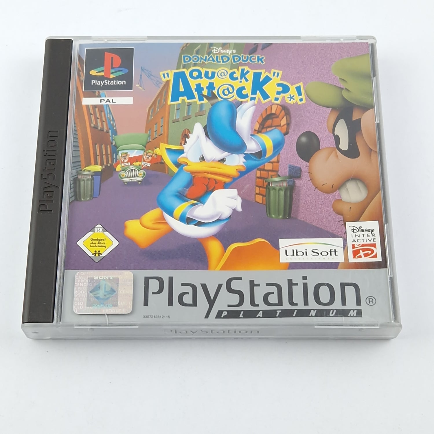 Playstation 1 game: Donald Duck Quack Attack - CD instructions OVP / SONY PS1 PAL