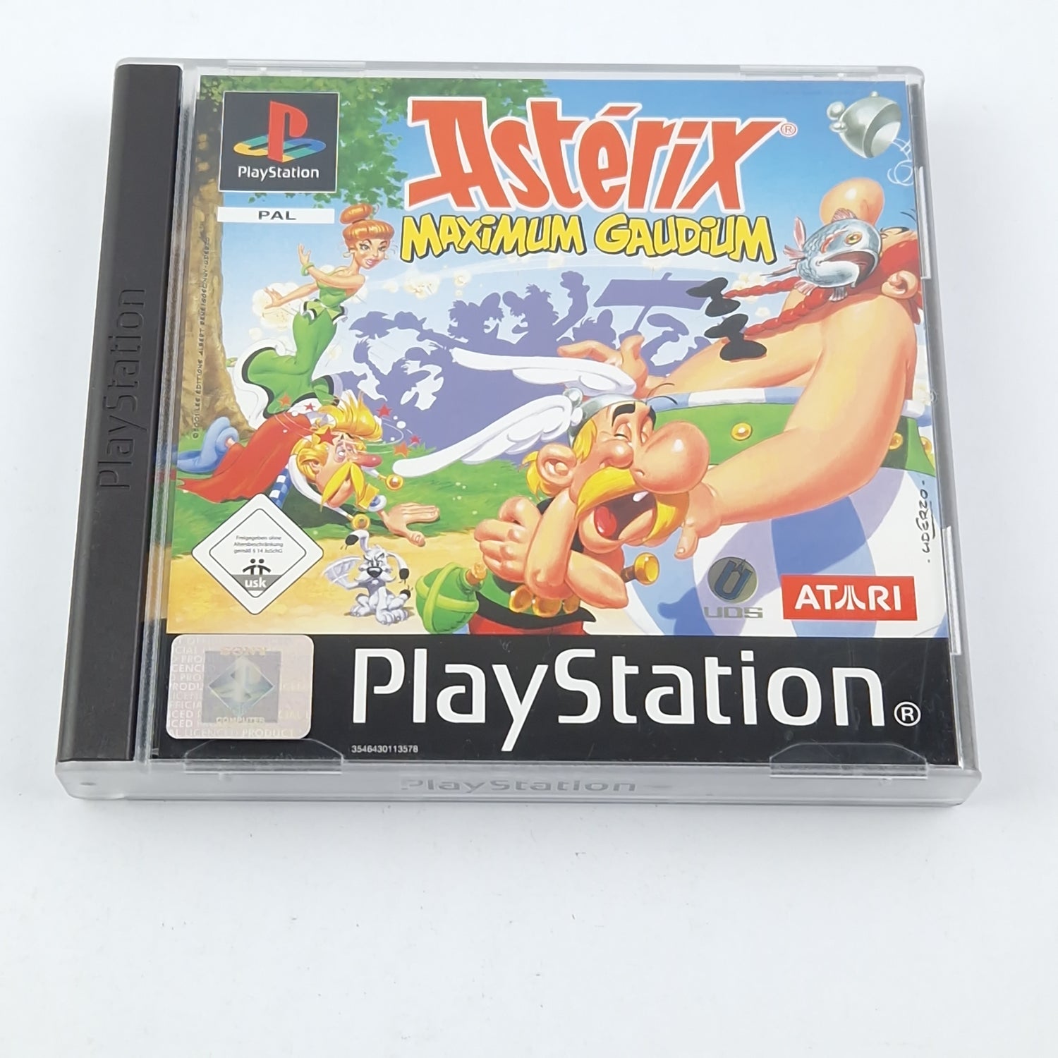 Playstation 1 game: Asterix Maximum Gaudium - CD instructions OVP / SONY PS1 PAL