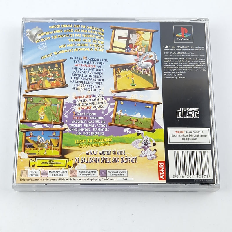 Playstation 1 game: Asterix Maximum Gaudium - CD instructions OVP / SONY PS1 PAL