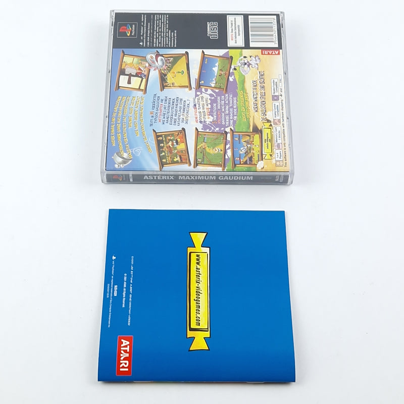 Playstation 1 Spiel : Asterix Maximum Gaudium - CD Anleitung OVP / SONY PS1 PAL