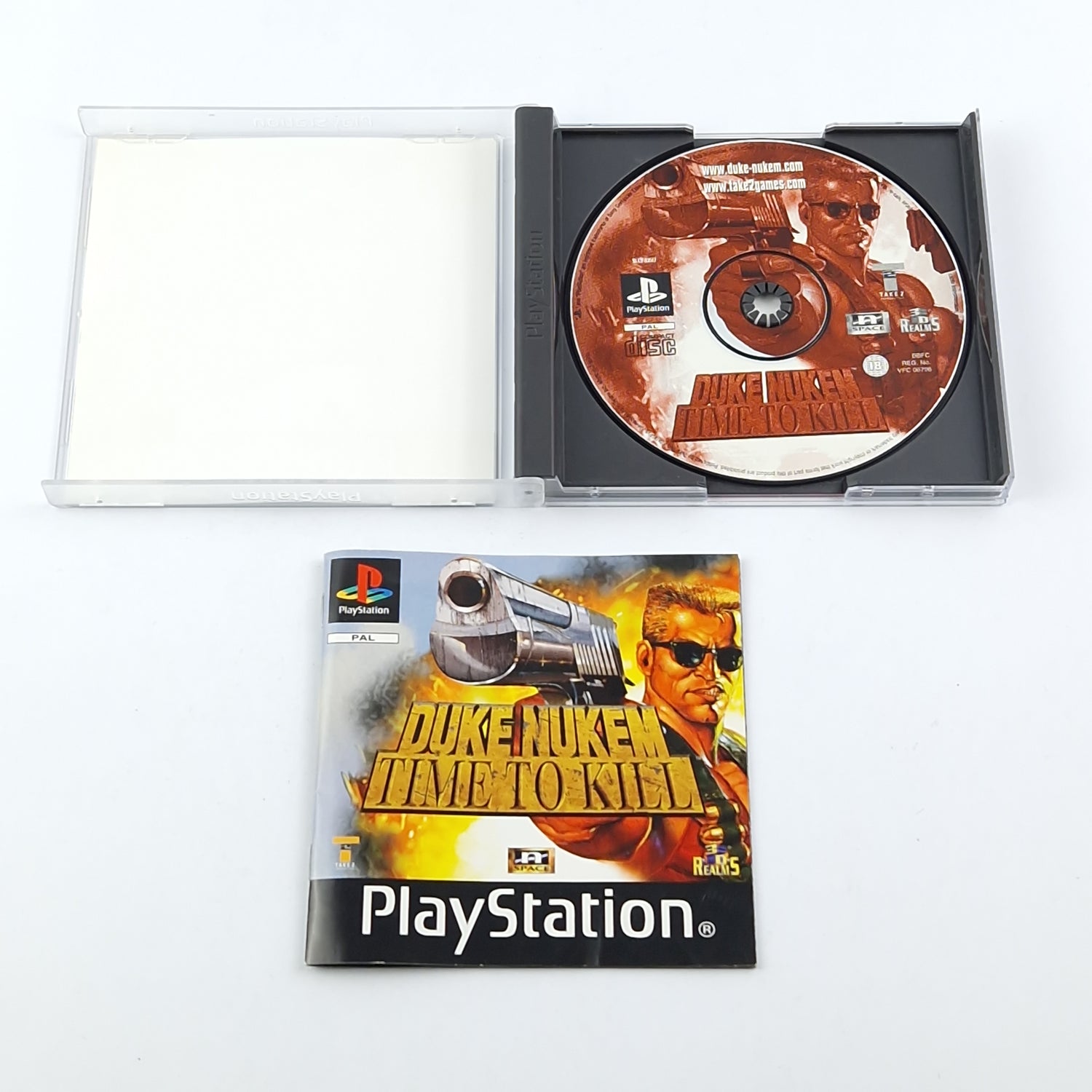 Playstation 1 Spiel : Duke Nukem Time To Kill - CD Anleitung OVP / SONY PS1 PAL