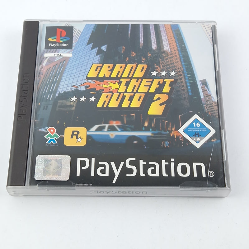 Playstation 1 game: Grand Theft Auto 2 GTA - CD manual OVP / SONY PS1