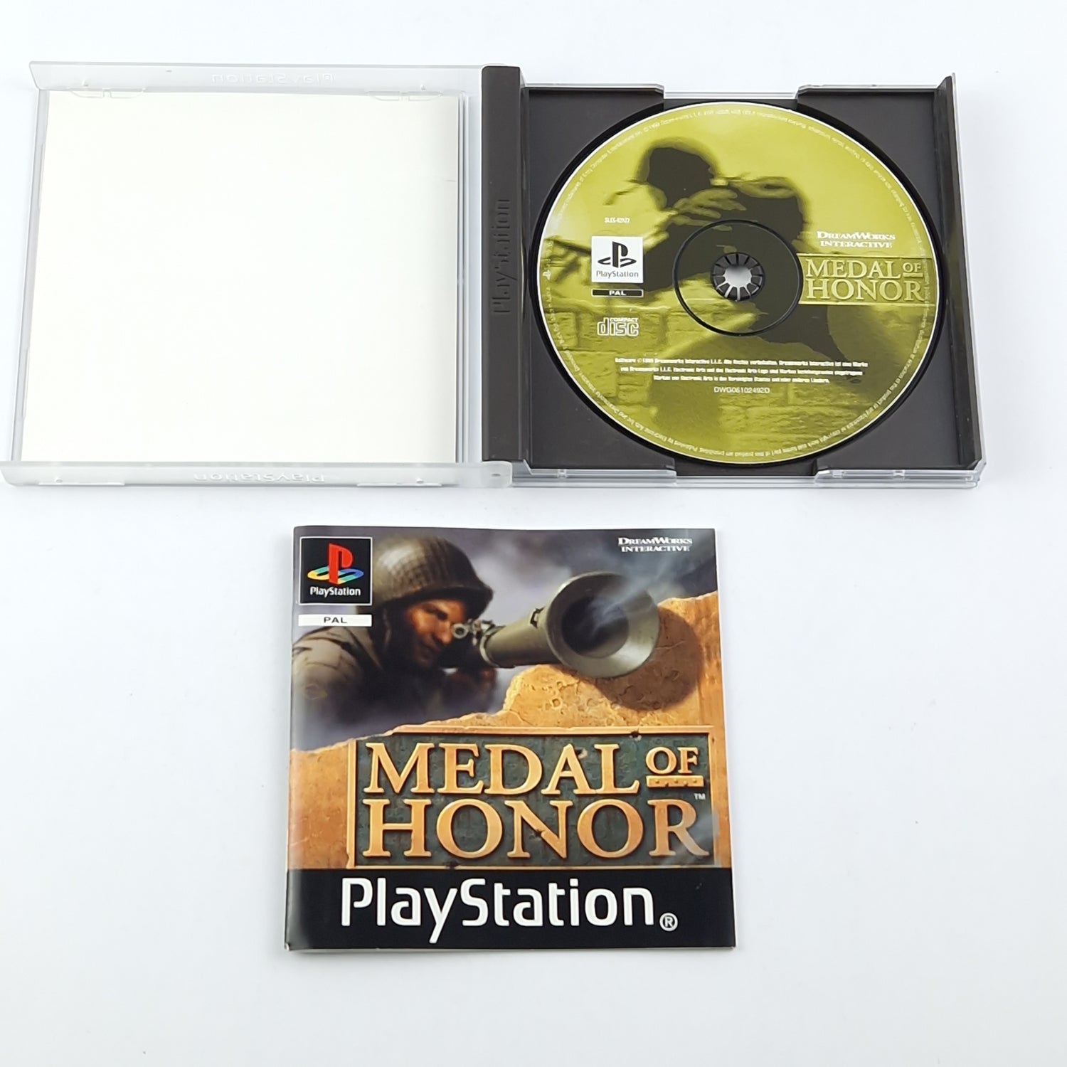 Playstation 1 Spiel : Medal of Honor - CD Anleitung OVP / SONY PS1 Psx USK18
