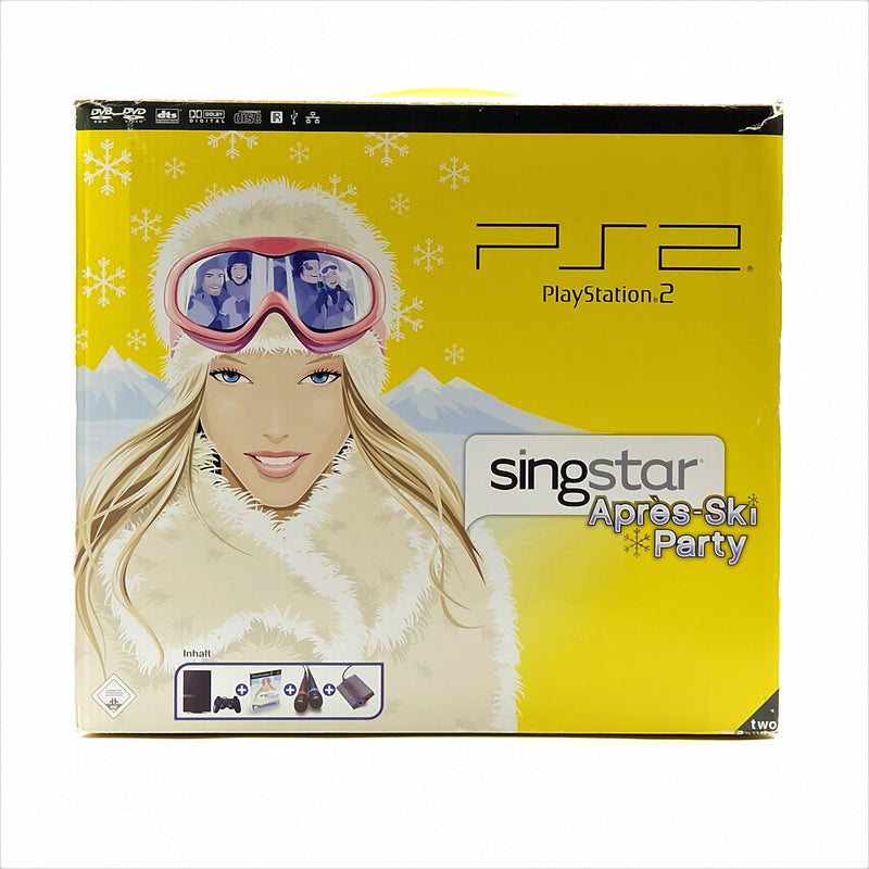 Playstation 2 Konsole : PS2 Singstar Apres Ski Party Bundle Set - Console OVP