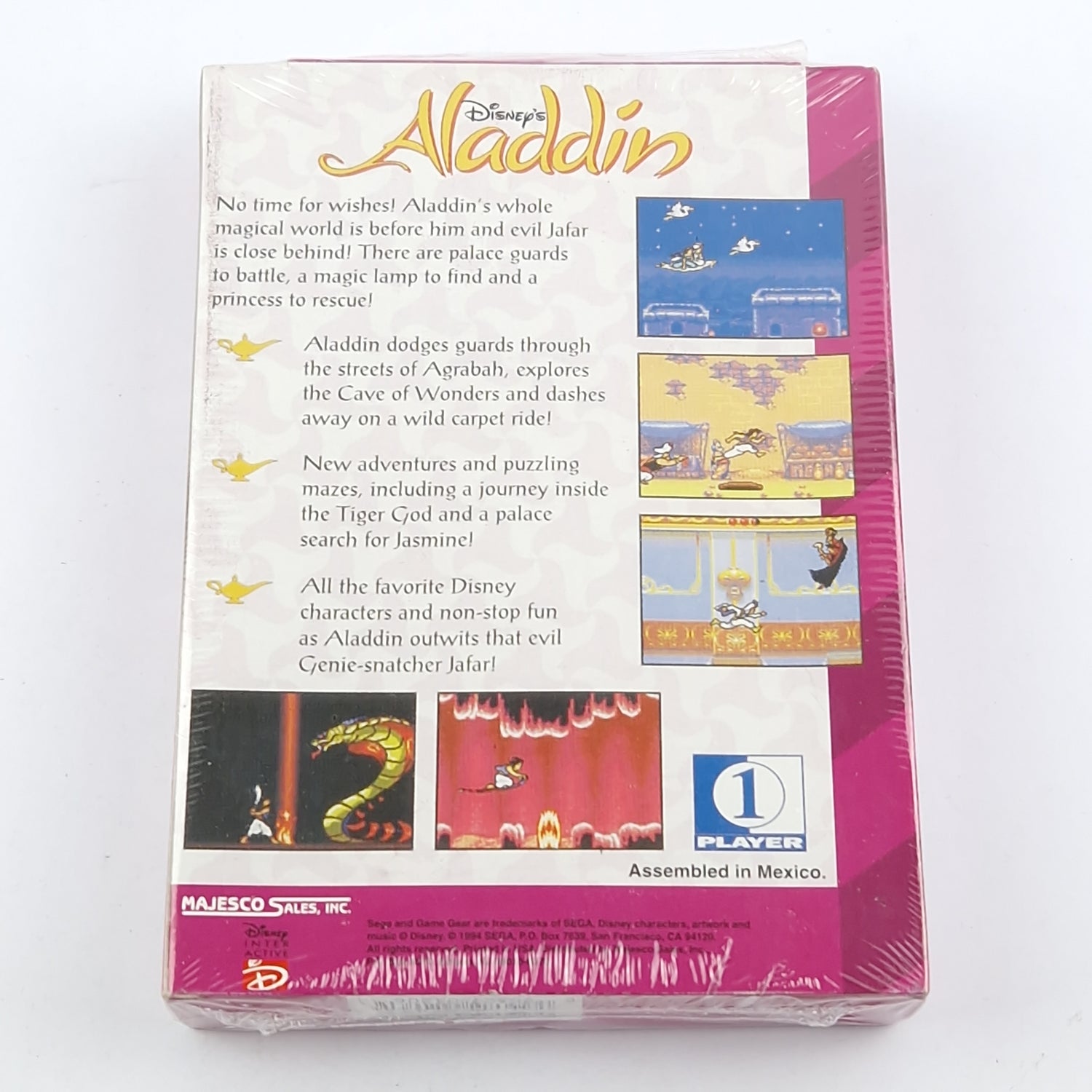 Sega Game Gear Game: Disney's Aladdin - NTSC U/C USA / OVP NEW SEALED