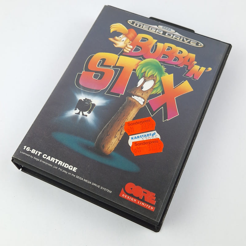 Sega Mega Drive Game: Bubba N Stix - Module Instructions OVP / MD 16 Bit PAL