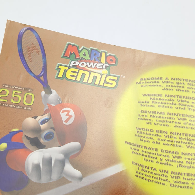 Nintendo Gamecube game: Mario Power Tennis - CD instructions OVP / PAL GC