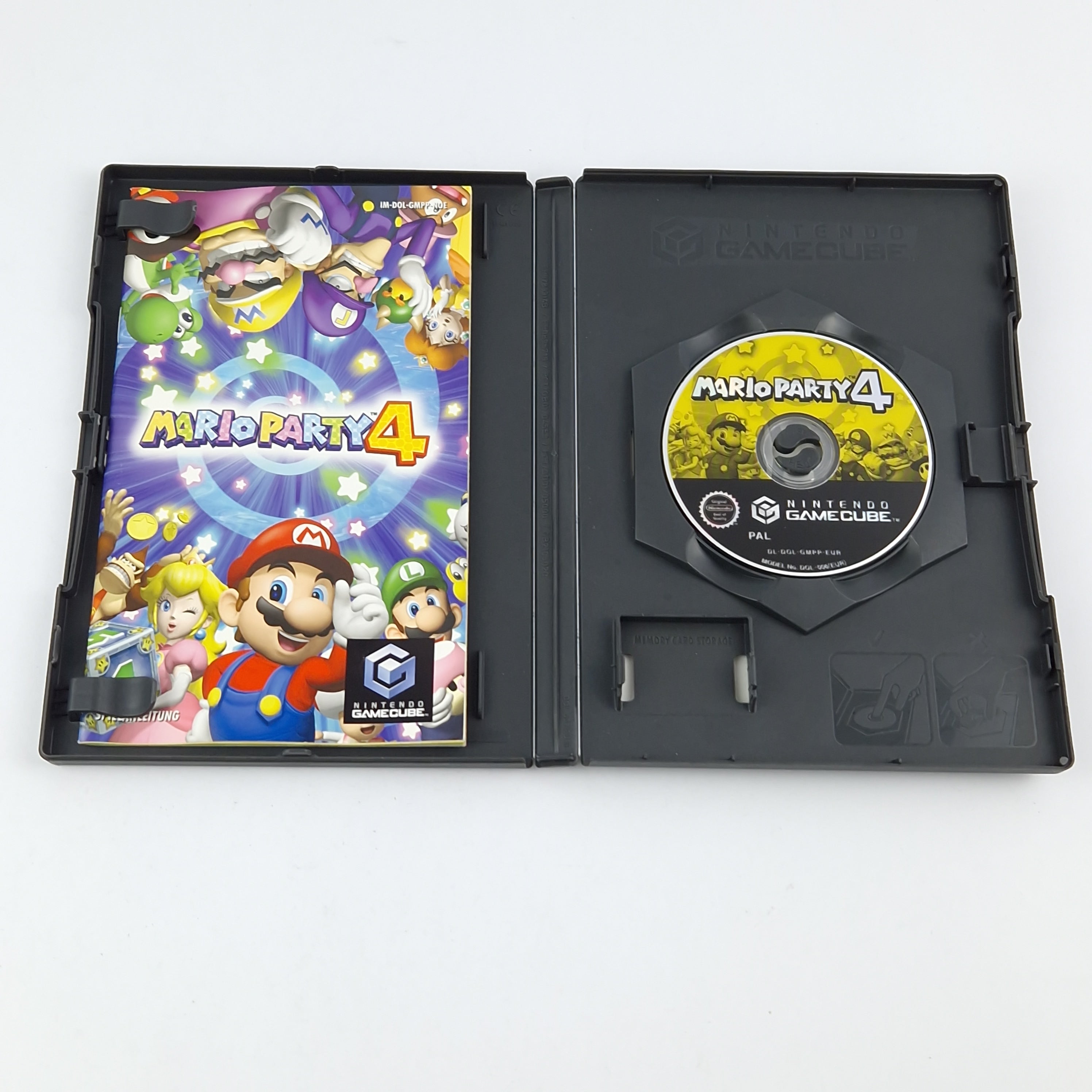 Nintendo Gamecube Spiel : Mario Party 4 - CD Anleitung OVP / GC Disk PAL
