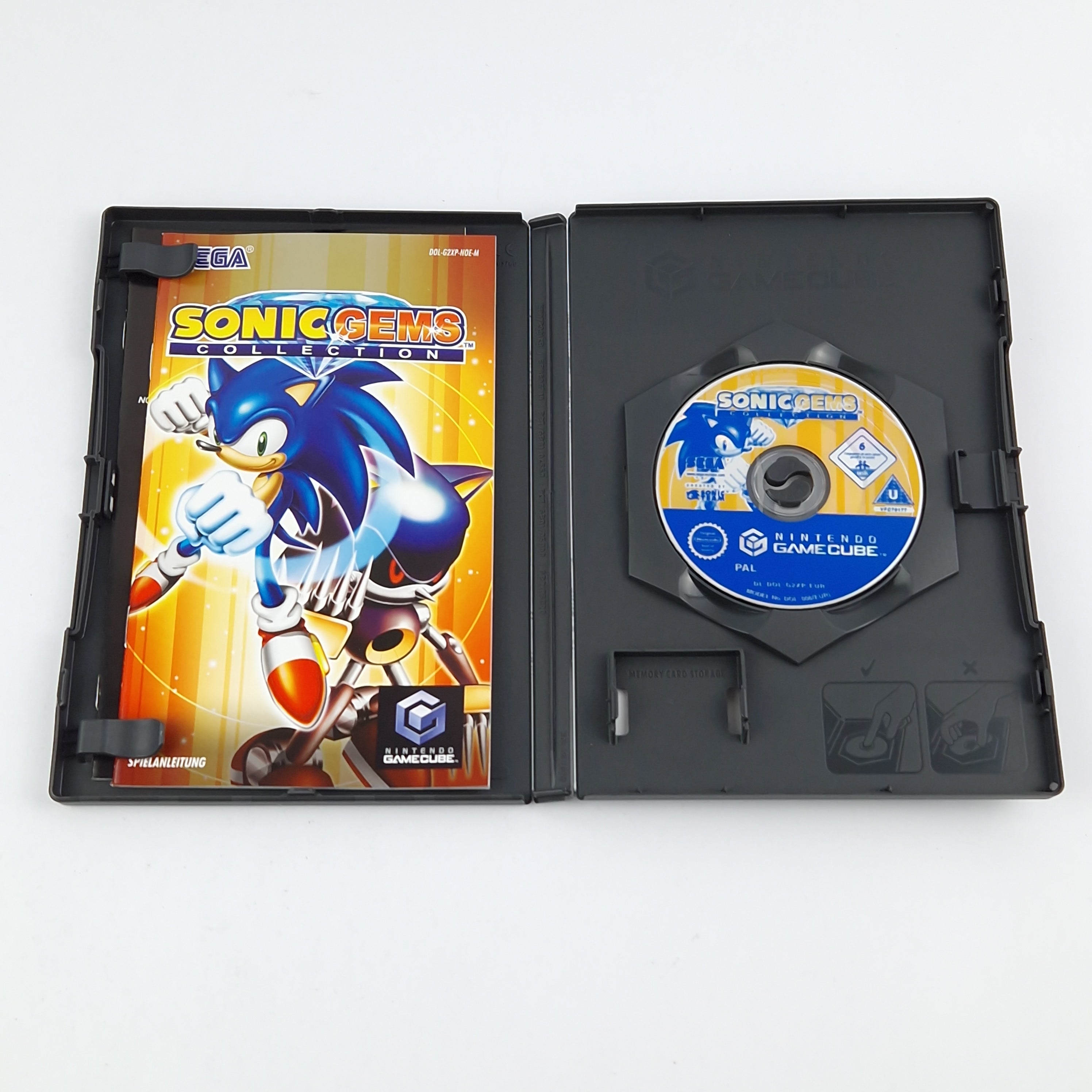 Nintendo Gamecube Spiel : Sonic Gems Collection - CD Anleitung OVP / GC Disk PAL
