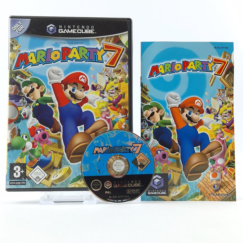 Nintendo Gamecube Spiel : Mario Party 7 - CD Anleitung OVP / GC Disk PAL