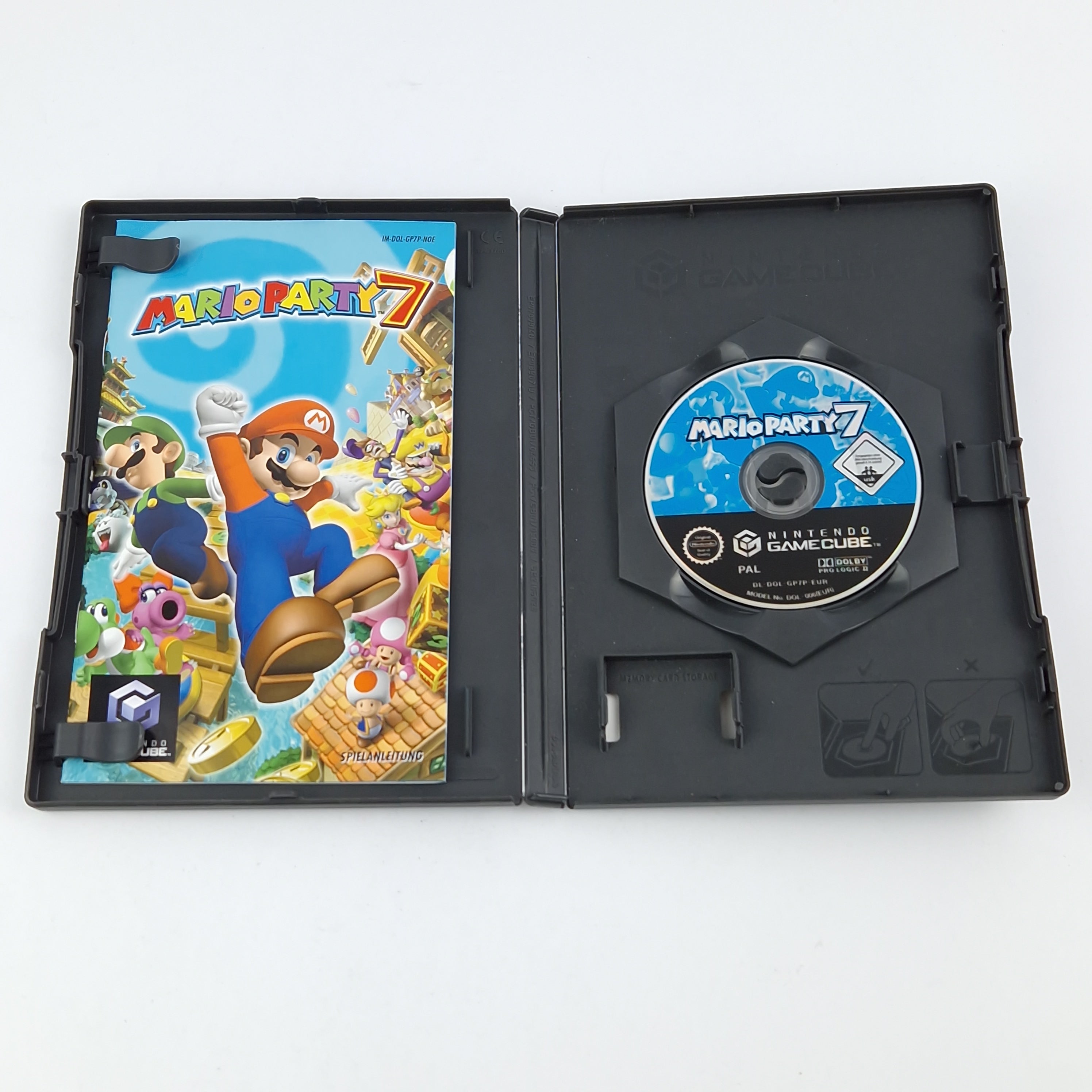 Nintendo Gamecube Spiel : Mario Party 7 - CD Anleitung OVP / GC Disk PAL