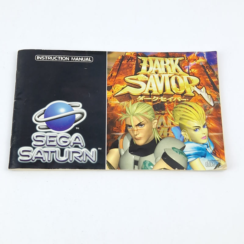 Sega Saturn Game: Dark Savior - CD Instructions OVP / PAL Disc