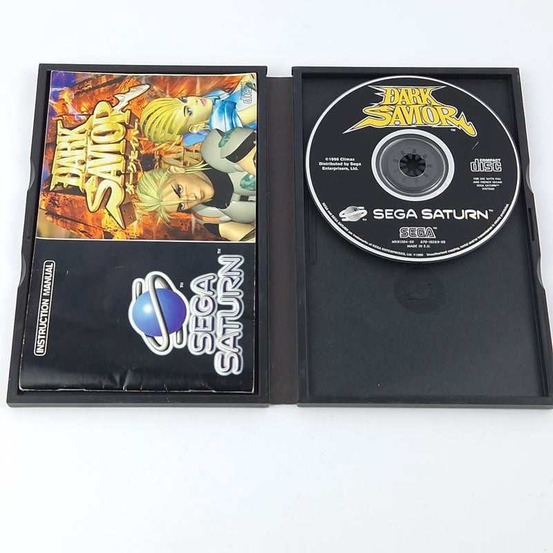 Sega Saturn Spiel : Dark Savior - CD Anleitung OVP / PAL Disk