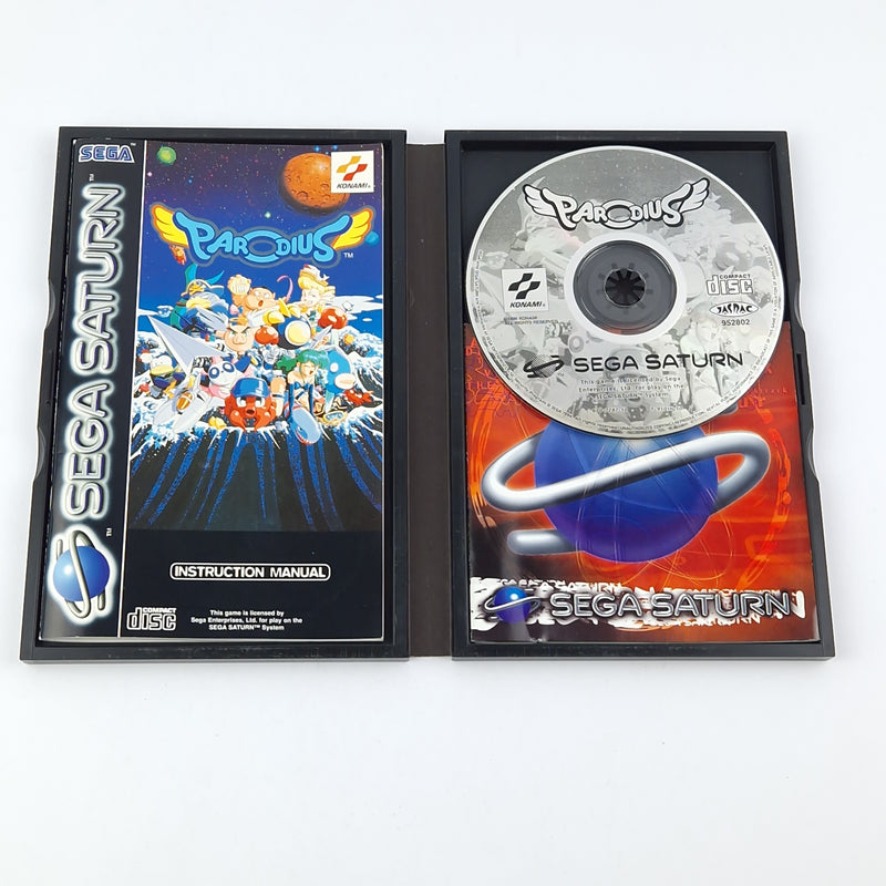 Sega Saturn Game: Parodius - CD Instructions OVP / PAL Disk Konami