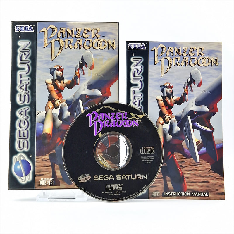 Sega Saturn Game: Panzer Dragoon - CD Instructions OVP / Disk PAL Game