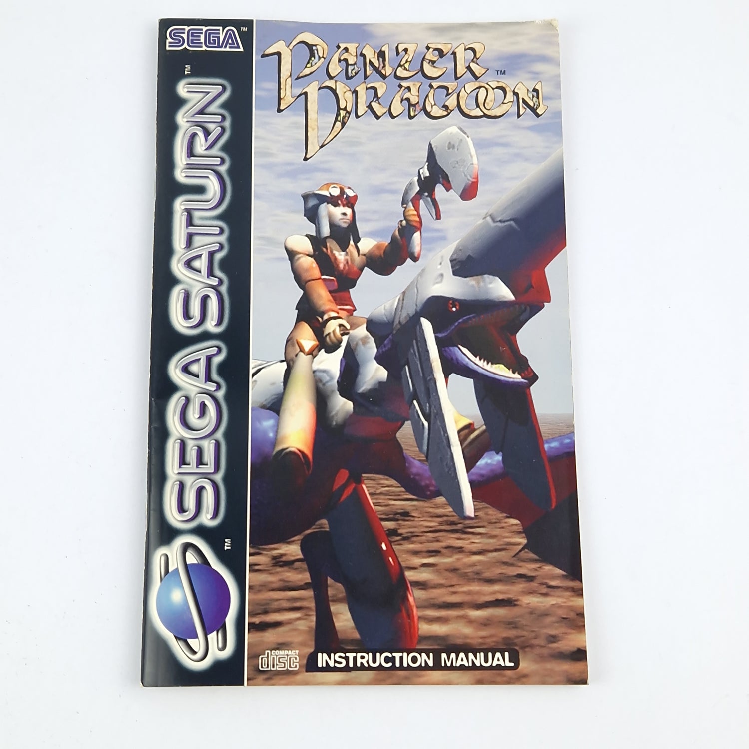 Sega Saturn Game: Panzer Dragoon - CD Instructions OVP / Disk PAL Game