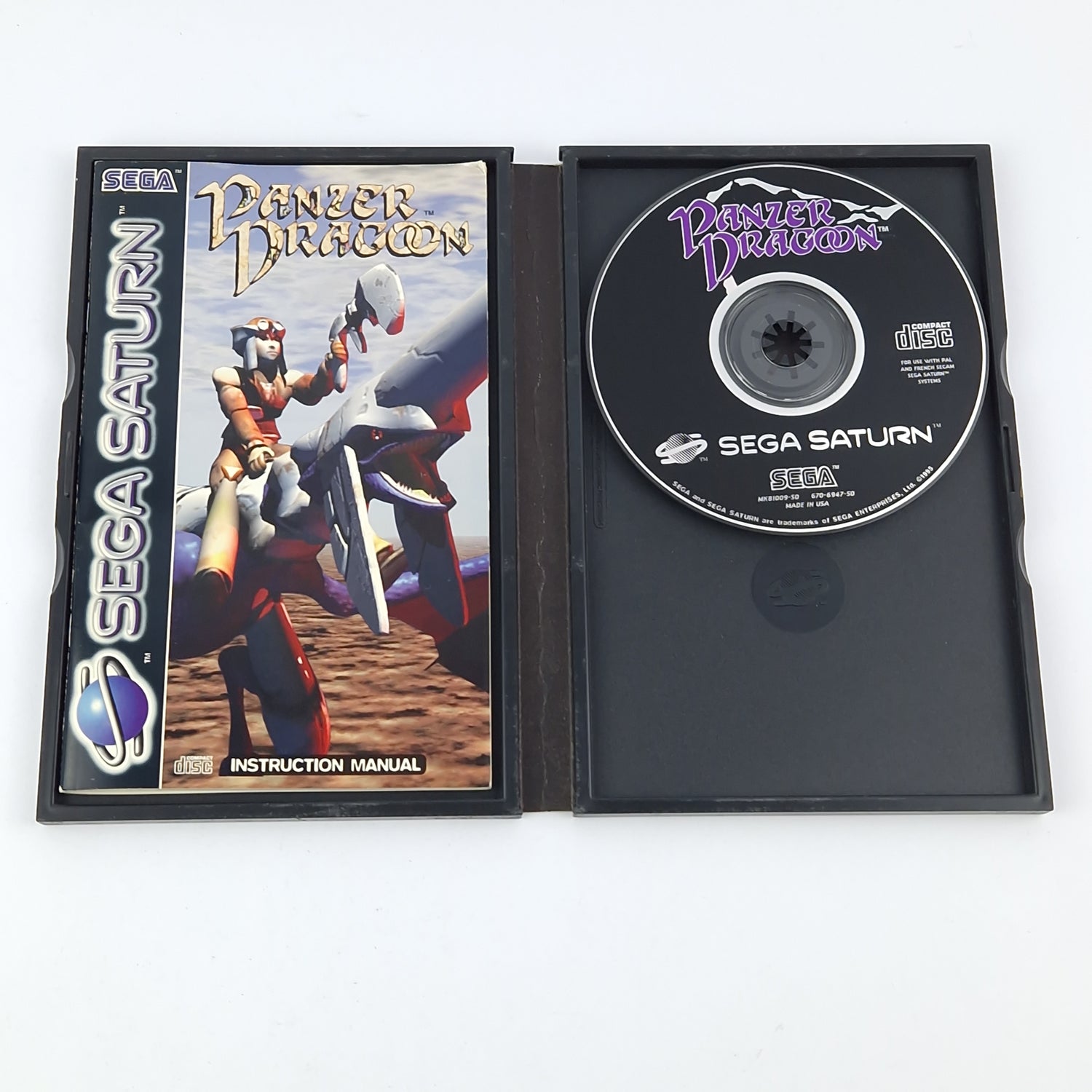 Sega Saturn Spiel : Panzer Dragoon - CD Anleitung OVP / Disk PAL Game