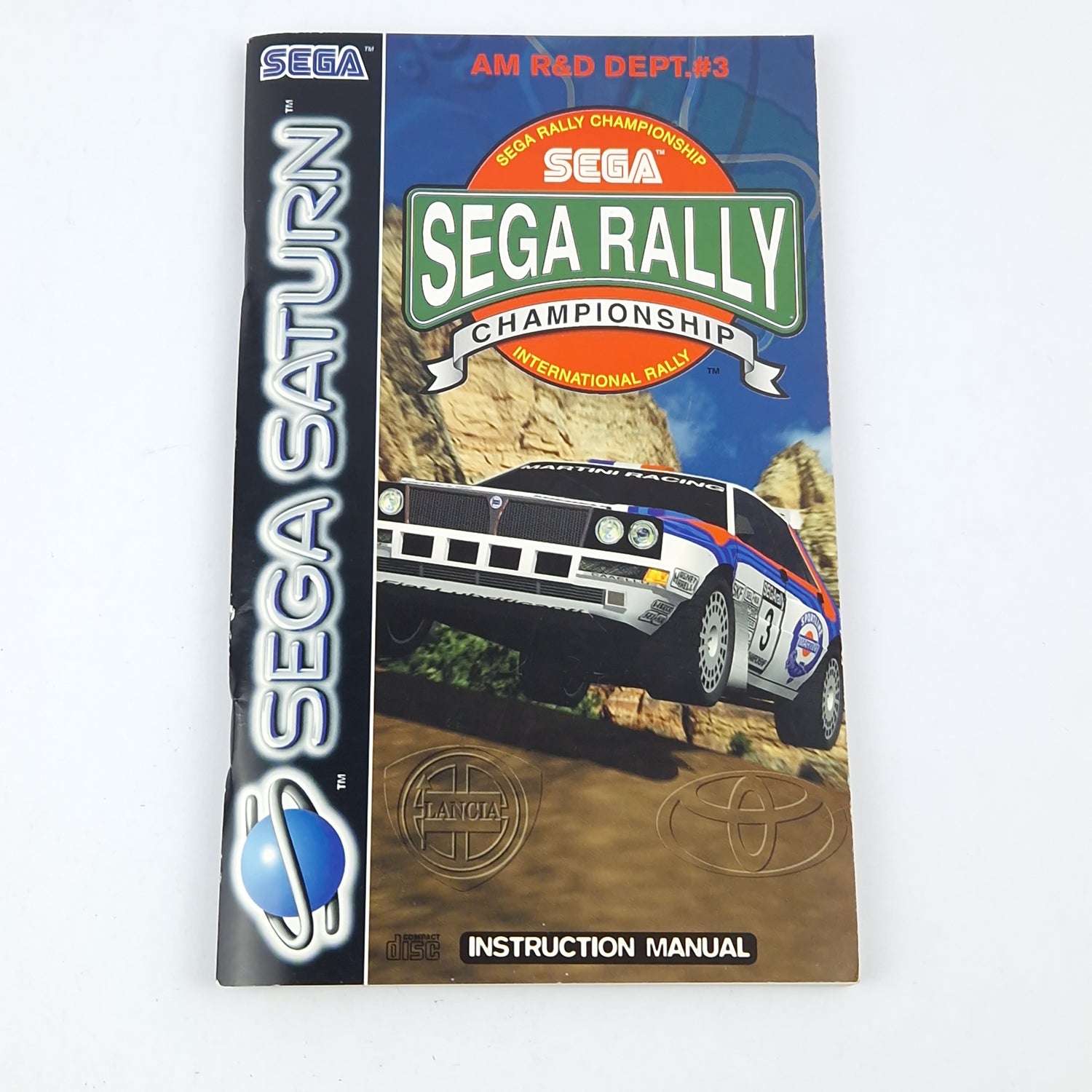 Sega Saturn Game: Sega Rally Championship - CD Instructions OVP / PAL Disc