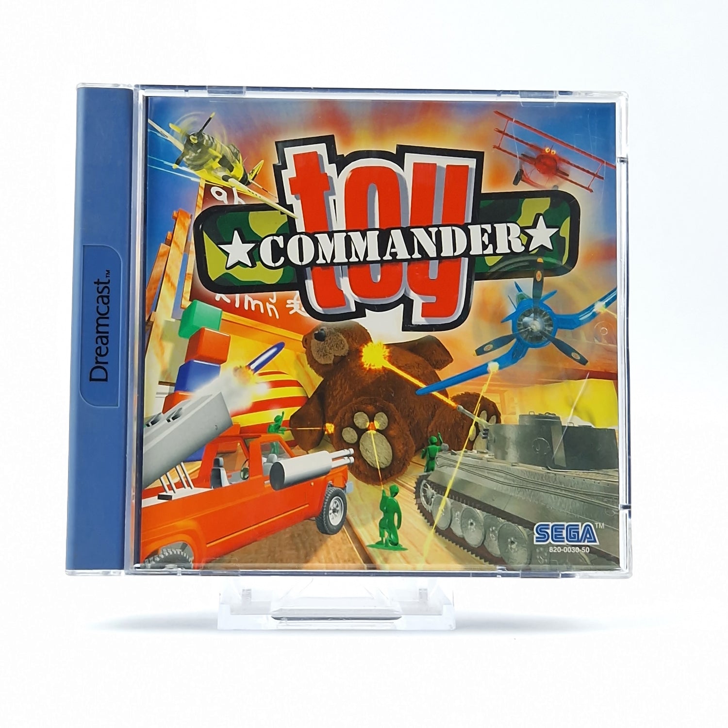 Sega Dreamcast game: Toy Commander - CD instructions OVP cib / DC PAL game