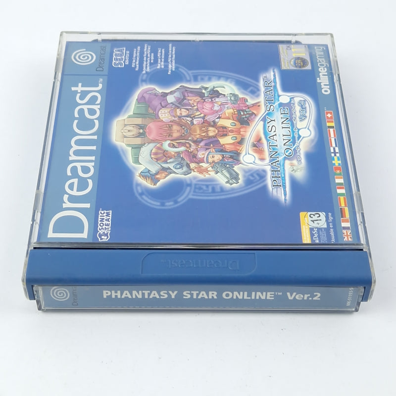 Sega Dreamcast Spiel : Phantasy Star Online Ver.2 - CD Anleitung OVP / DC PAL