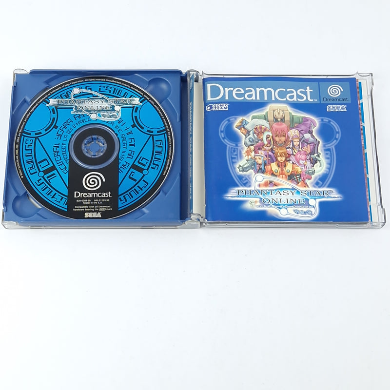 Sega Dreamcast Spiel : Phantasy Star Online Ver.2 - CD Anleitung OVP / DC PAL