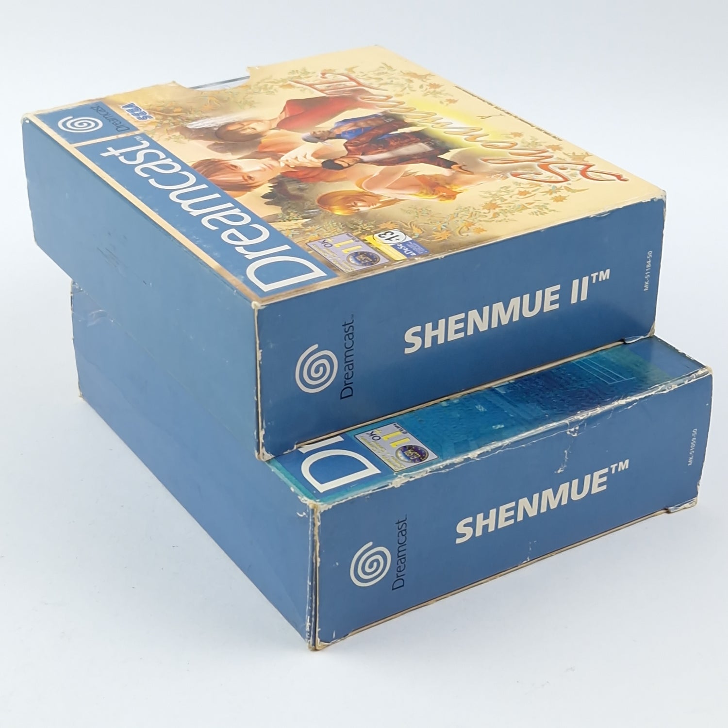 Sega Dreamcast Games Bundle: Shenmue I & II - CD Instructions OVP / DC PAL