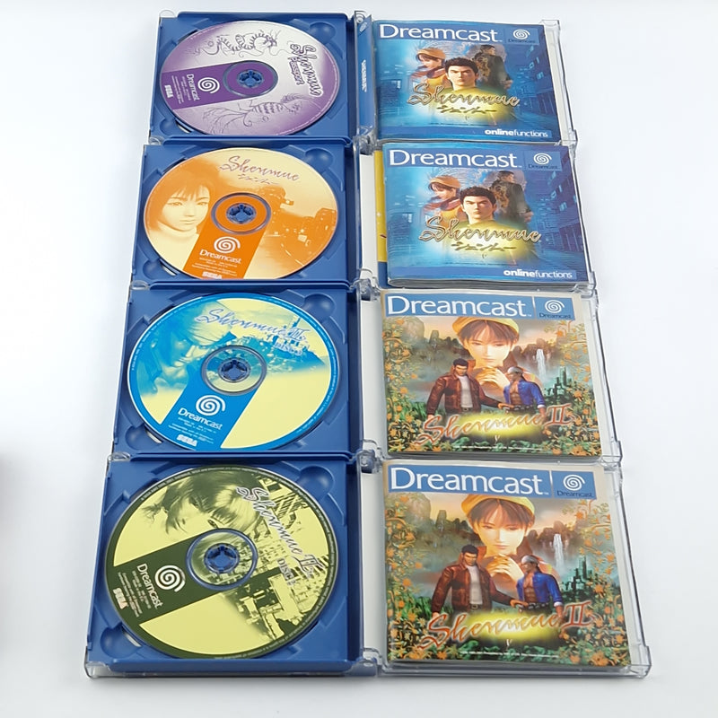 Sega Dreamcast Games Bundle: Shenmue I &amp; II - CD Instructions OVP / DC PAL