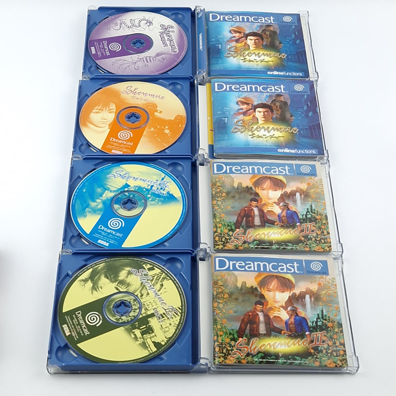 Sega Dreamcast Spiele Bundle : Shenmue I & II - CD Anleitung OVP / DC PAL