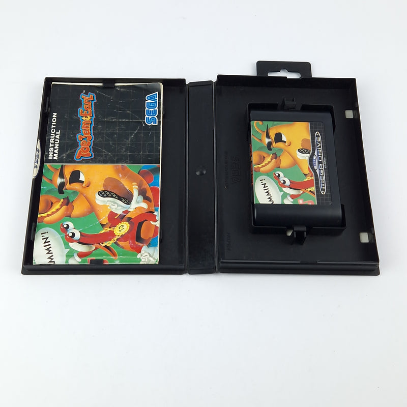 Sega Mega Drive Game: ToeJam &amp; Earl - Module Instructions OVP cib / MD PAL Game