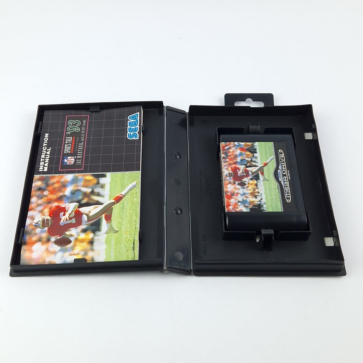Sega Mega Drive Game: Sports Talk Football 93 - Module Instructions OVP cib