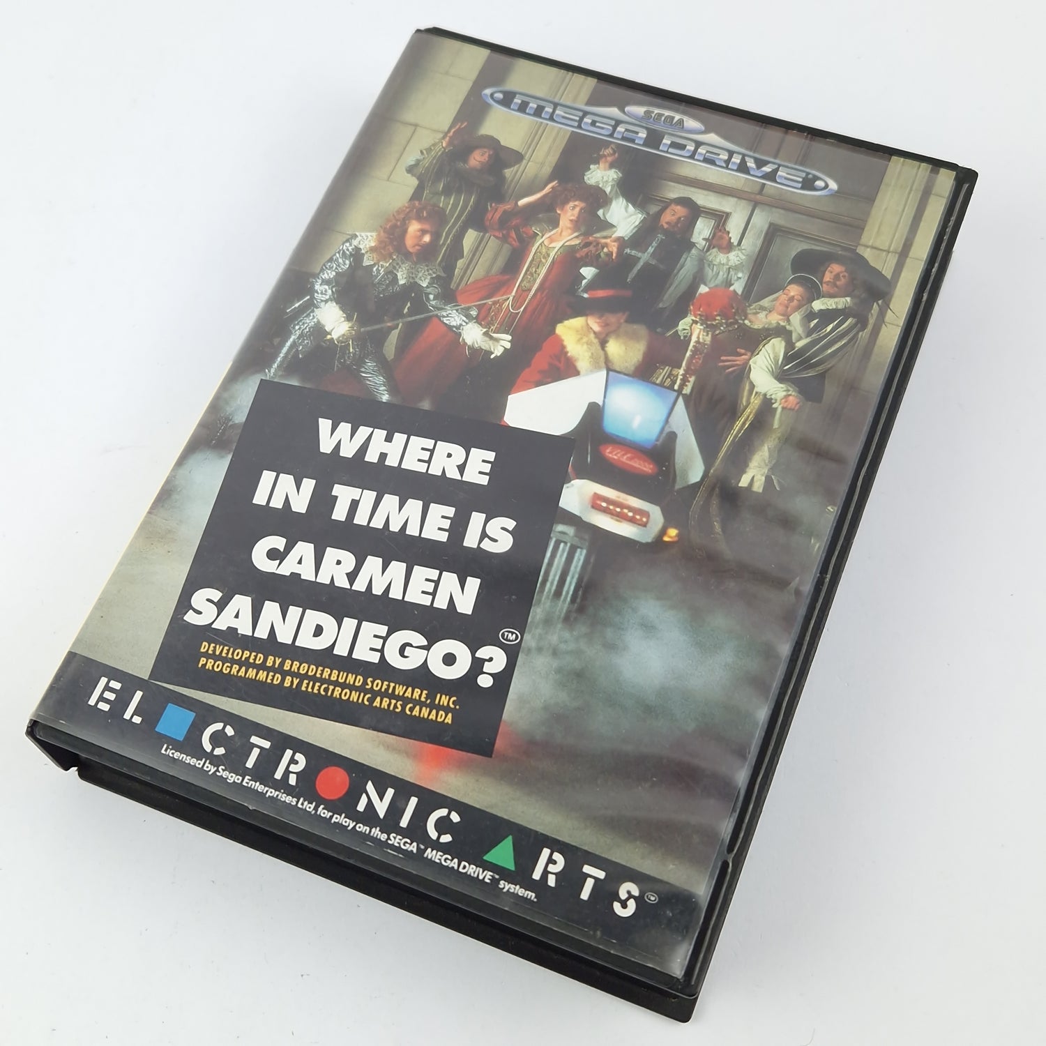 Sega Mega Drive game: Where in the World is Carmen Sandiego - OVP PAL module