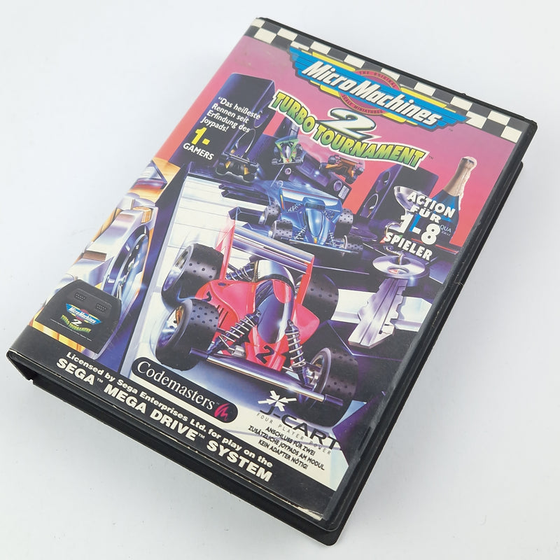 Sega Mega Drive game: Micro Machines 2 Turbo Tournament - OVP PAL module