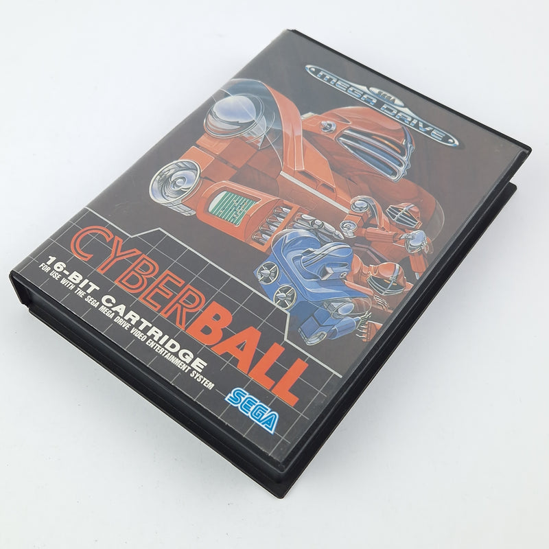 Sega Mega Drive Game: Cyberball - Module Instructions OVP cib / PAL Cartridge