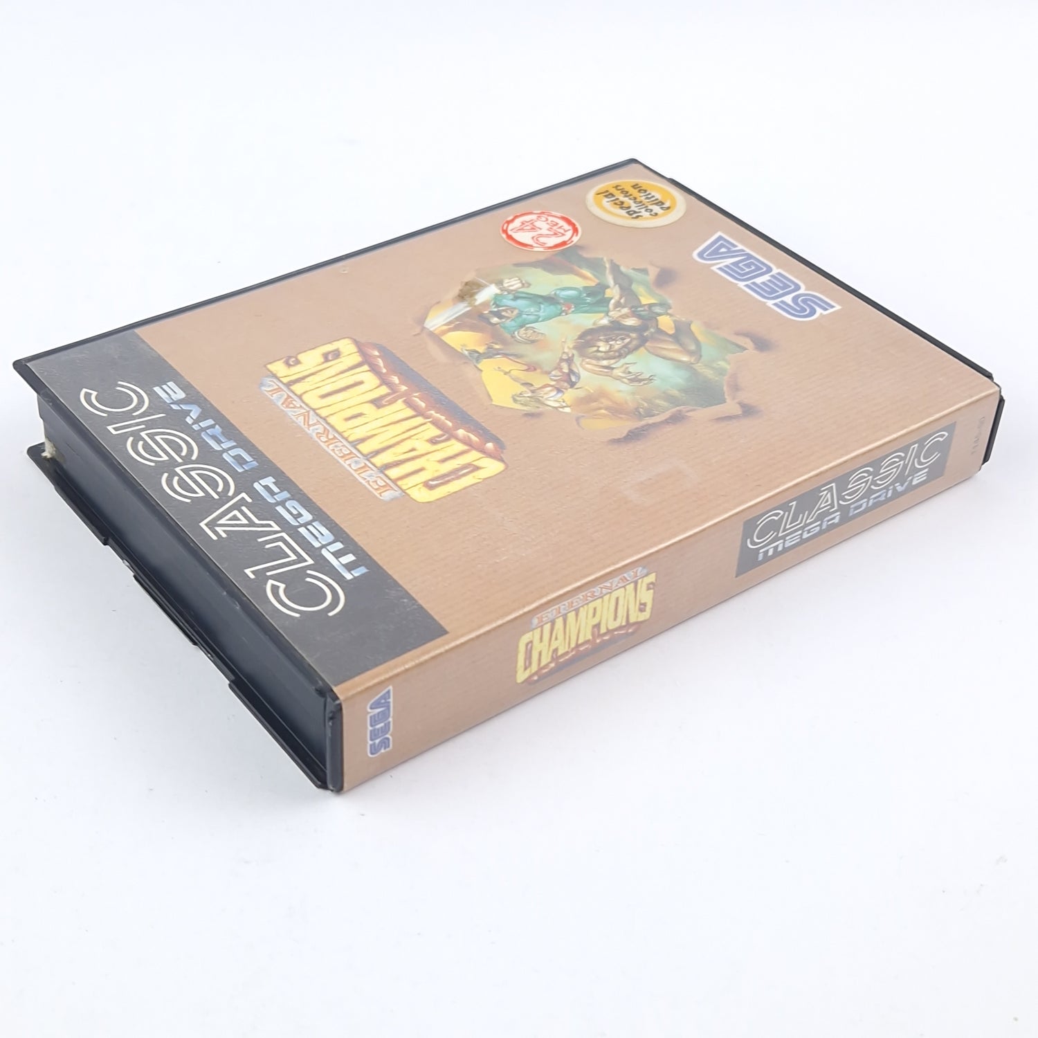Sega Mega Drive Game: Eternal Champions - Module Instructions OVP cib / PAL Game