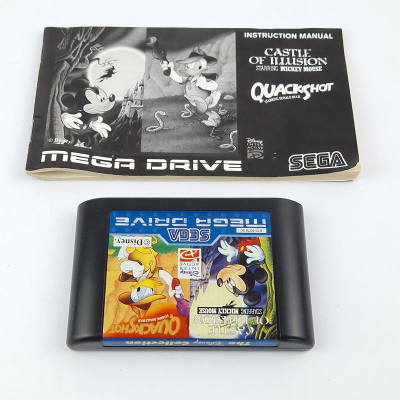 Sega Mega Drive Game: The Disney Collection - Module Instructions OVP cib / PAL MD
